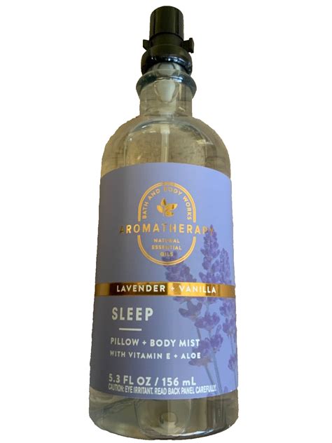 sleep lavender vanilla pillow mist